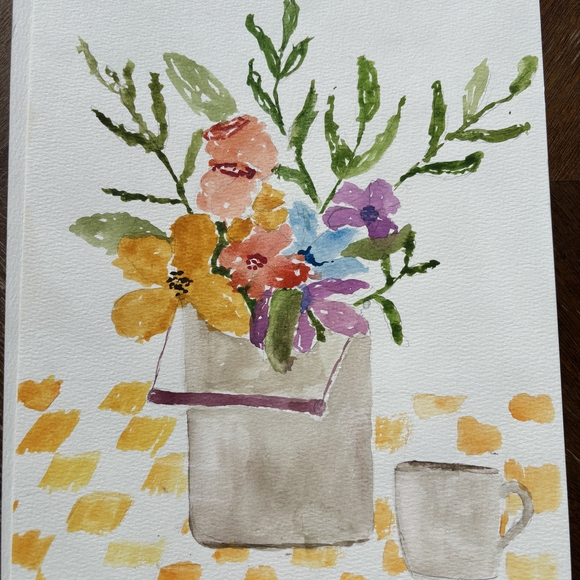Floral Watercolor Art Print - Picture 1 of 1